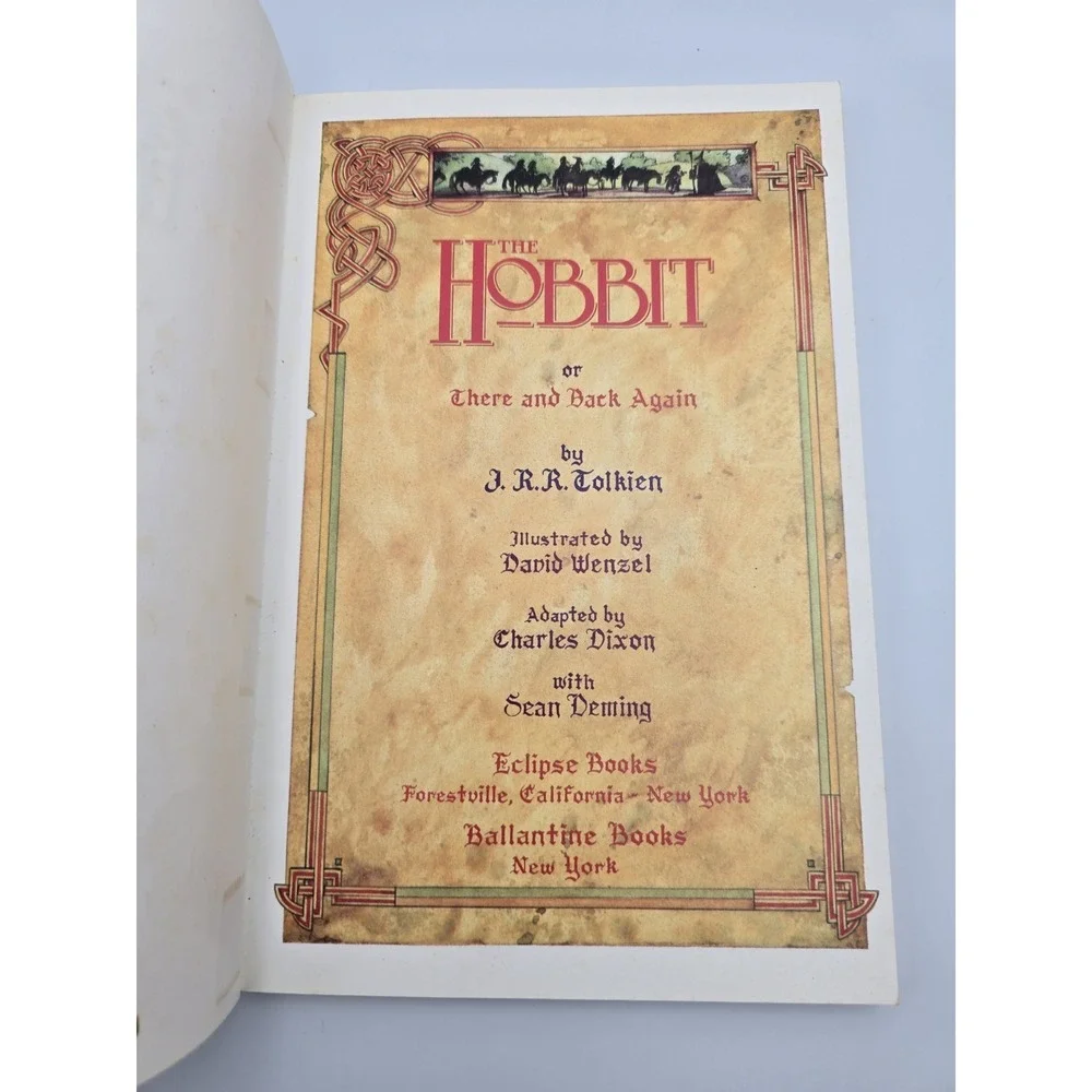 J. R. R. Tolkien The Hobbit Graphic Novel TPB 1990‎ Eclipse
